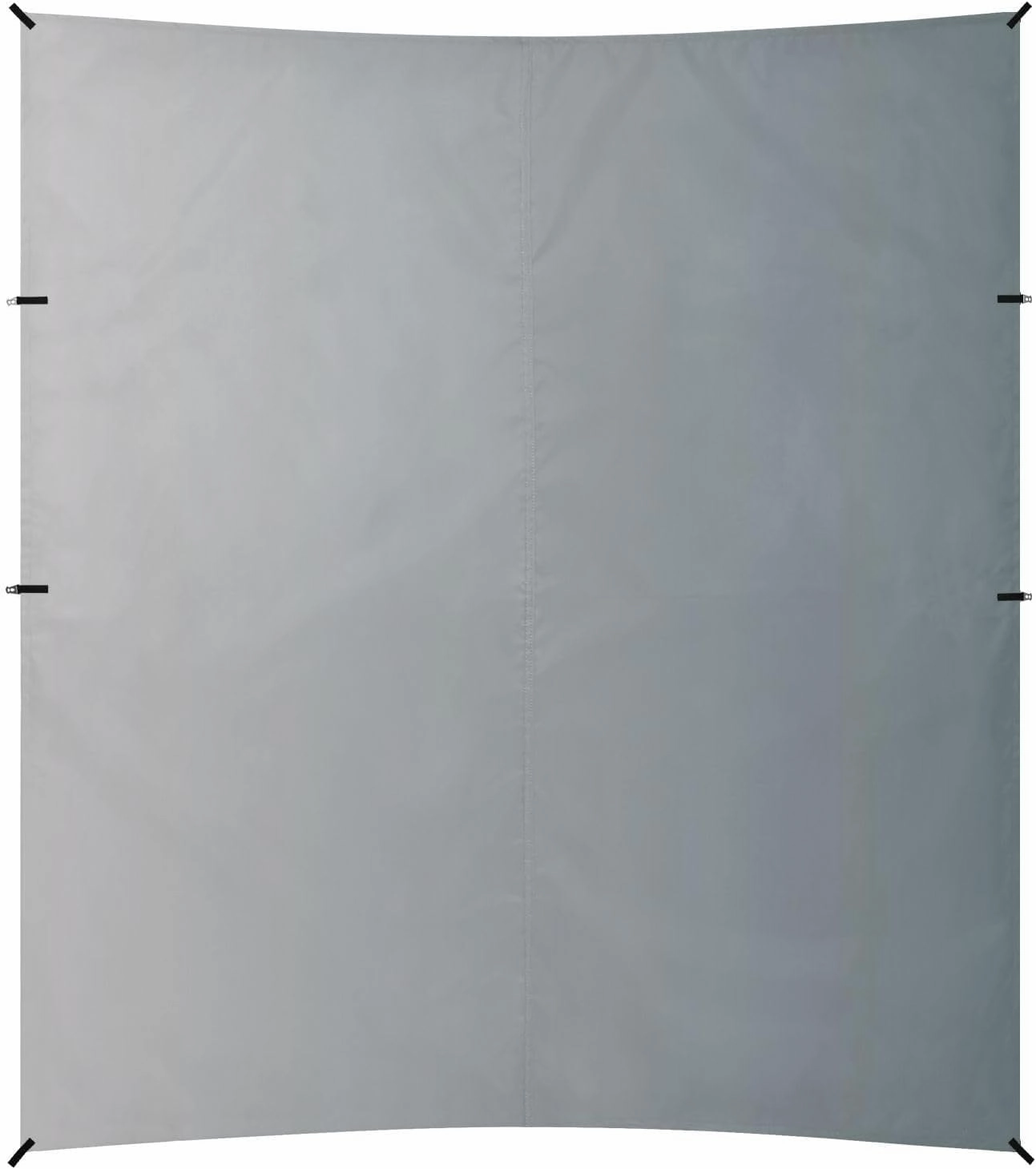 Grey Gradient Beach Canopy UPF50  Waterproof Portable Sunshade with Sand Pockets for Family Travel