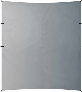 Grey Gradient Beach Canopy UPF50  Waterproof Portable Sunshade with Sand Pockets for Family Travel