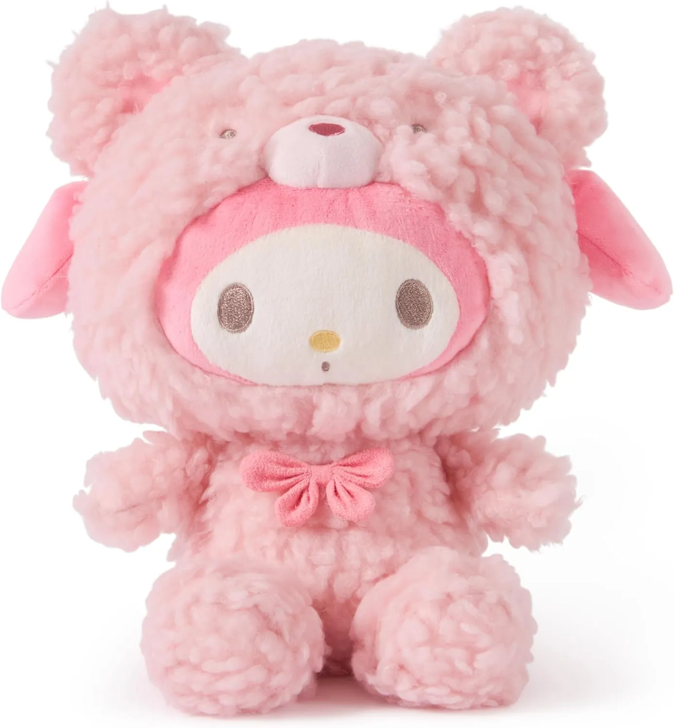 GUND Sanrio Official Hello Kitty and Friends My Melody Café Latte Teddy Bear Plush, Collectible Plush Toy, Stuffed Animal for Ages 1 and Up, Pink, 10”