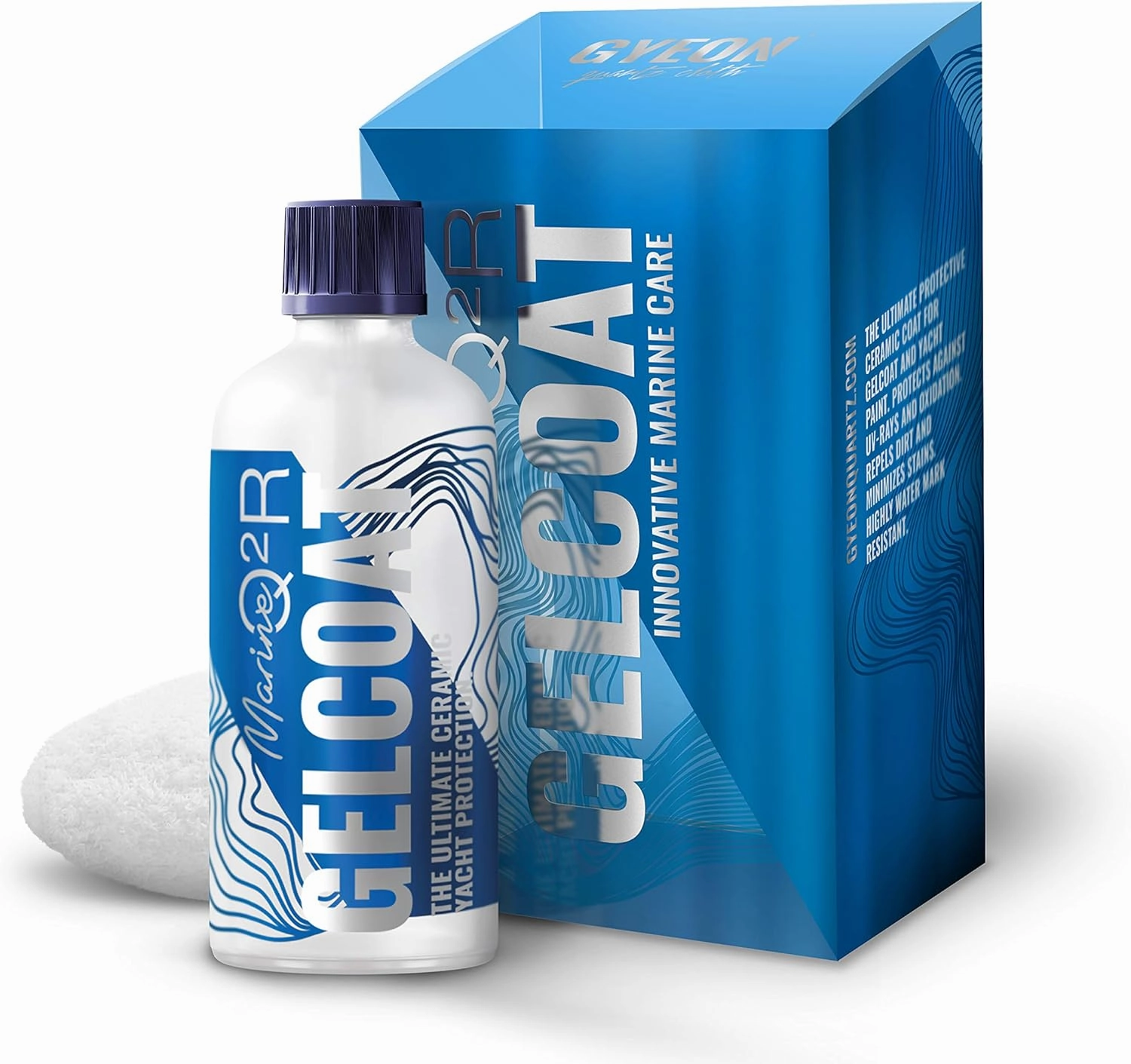 Gyeon Marine Gelcoat Ceramic Coating – Ultra Gloss – sio2 Hard – Deep Shine - Single Layer – Water Spot Resistant - Extreme Durability 100ml - Ceramic Coating for Boats, Yachts & Watercrafts