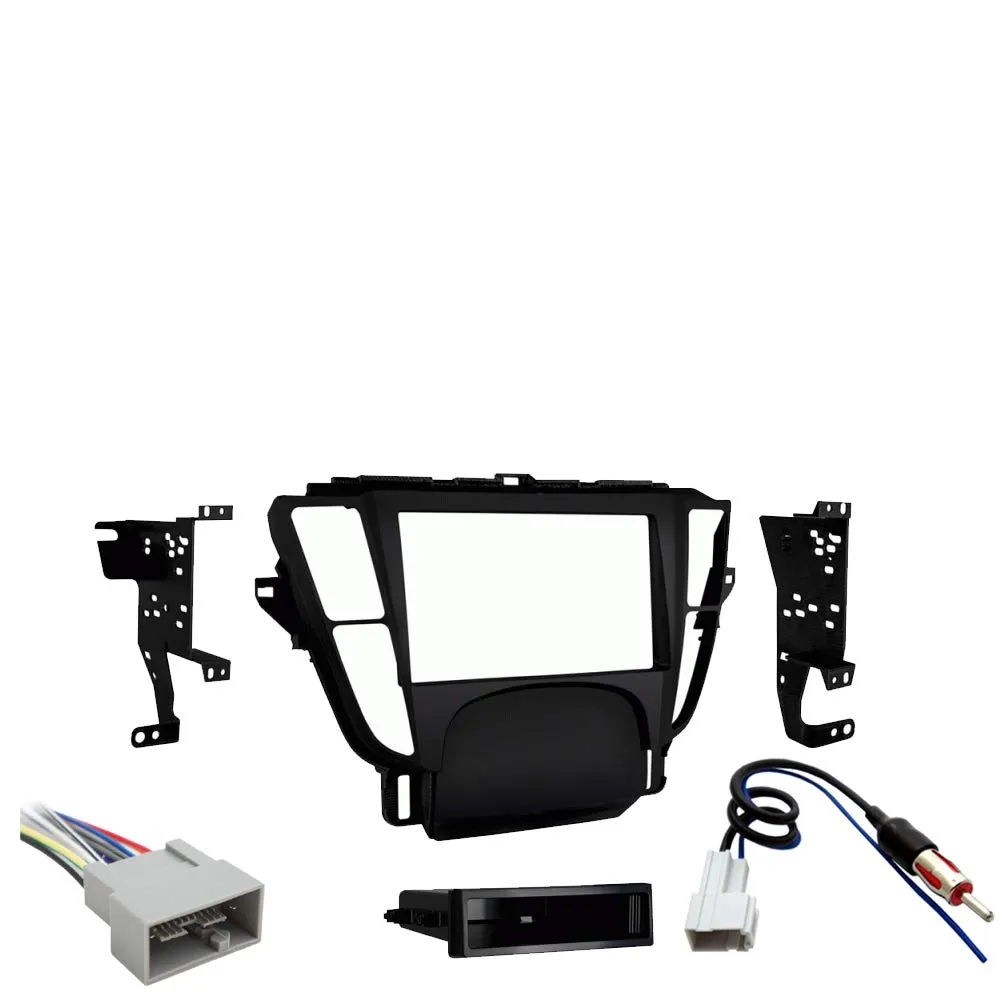 Harmony Audio Compatible with Acura TL 2009 2010 2011 2012 2013 2014 Single or Double DIN Stereo Harness Radio Install Dash Kit