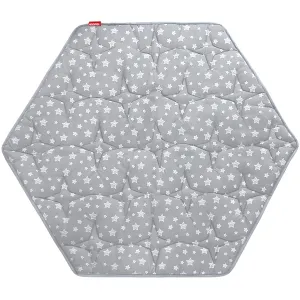 Hexagon Playpen Mat, Baby Playmat Fits Regalo Portable Play Yard 48 Inch and hiccapop 53" PlayPod Playpen, 6 Panel Playpen Mattress Non Slip Pad Mat
