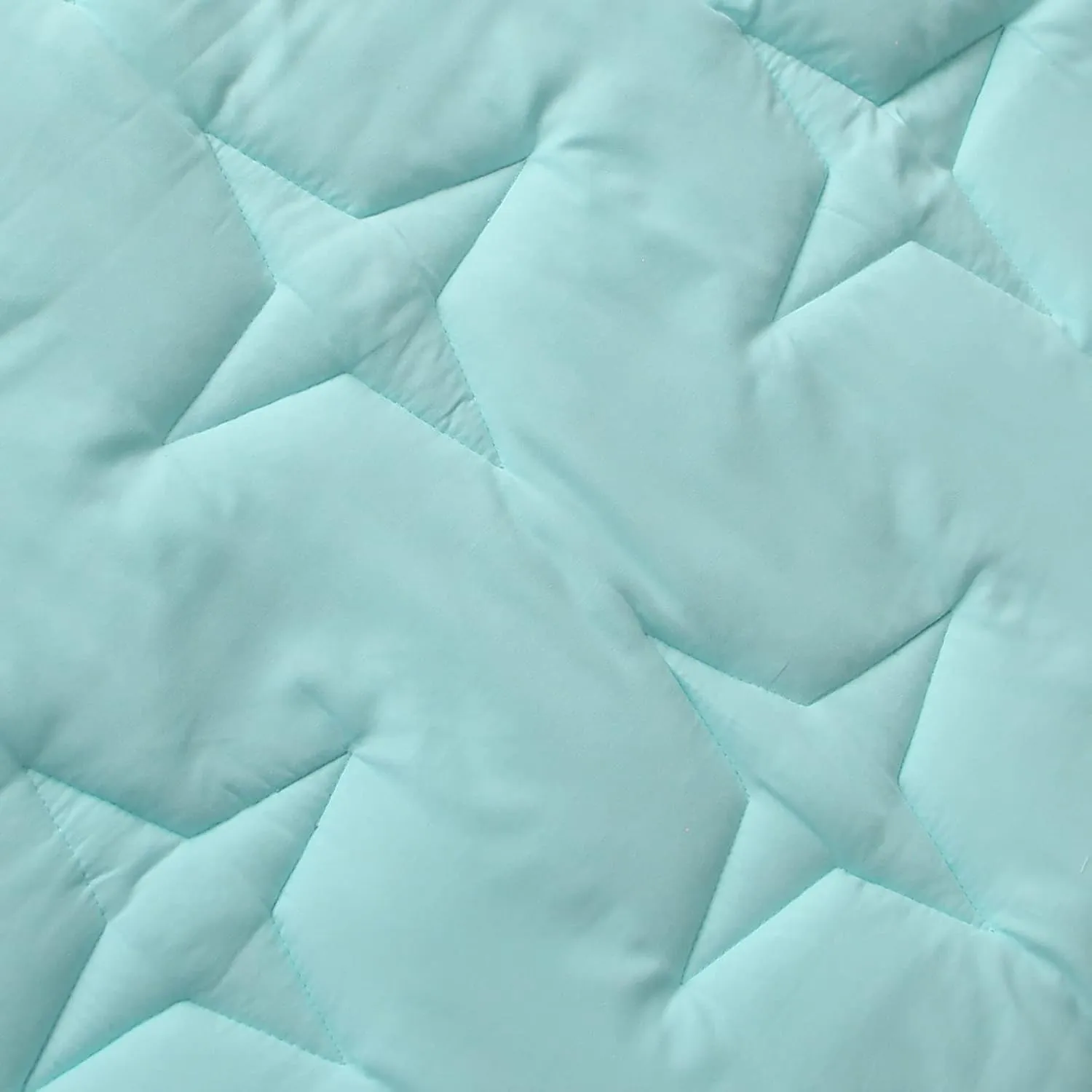 Hexagon Playpen Mattress Mat Blue, Non Slip Playpen Mat for Regalo Play Yard 6 Panel Playpen, Fit Hiccapop 53" PlayPod Portable Playard, Kids Tent Mat Hexagon