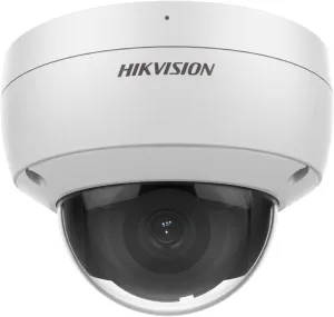 Hikvision IP Camera Compatible DS-2CD2183G2-IU 2.8mm Lens 4K 8MP AcuSense Vandal Fixed Dome Network Camera Outdoor Indoor Built-in Mic H.265  IP67 IK10 Firmware Upgrade International Version
