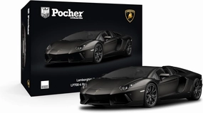 HK121 Lamborghini Aventador LP700-4 Roadster Nero Nemesis 1:8 Scale Model kit for Adults