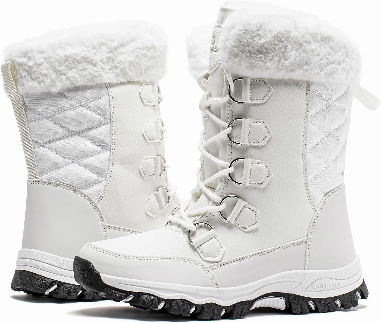 HOBIBEAR Girls Boys Kids Snow Boots Waterproof Slip Resistant Outdoor Winter Shoes(Kids/Little Kids/Big Kids)