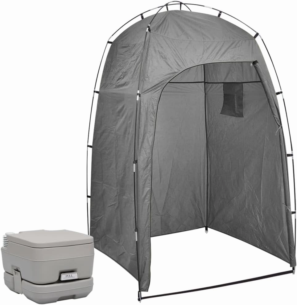 Home Sets with Portable Camping Toilet with Tent 10 10 L