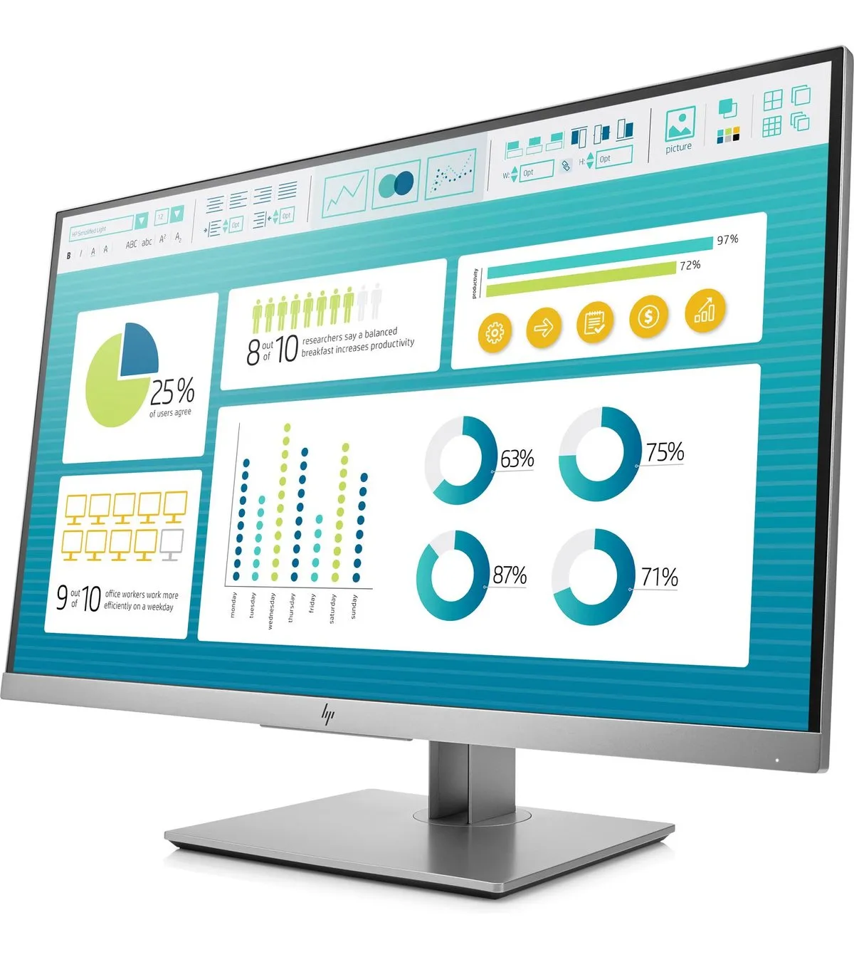 HP EliteDisplay E273 27-inch Monitor ( 1FH50AS)