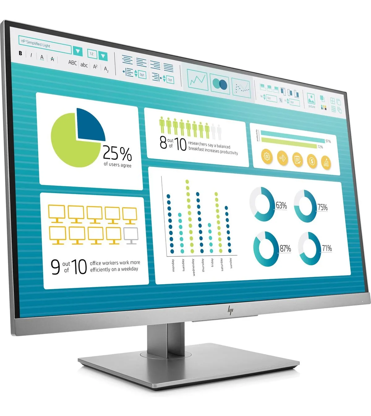 HP EliteDisplay E273 27-inch Monitor ( 1FH50AS)