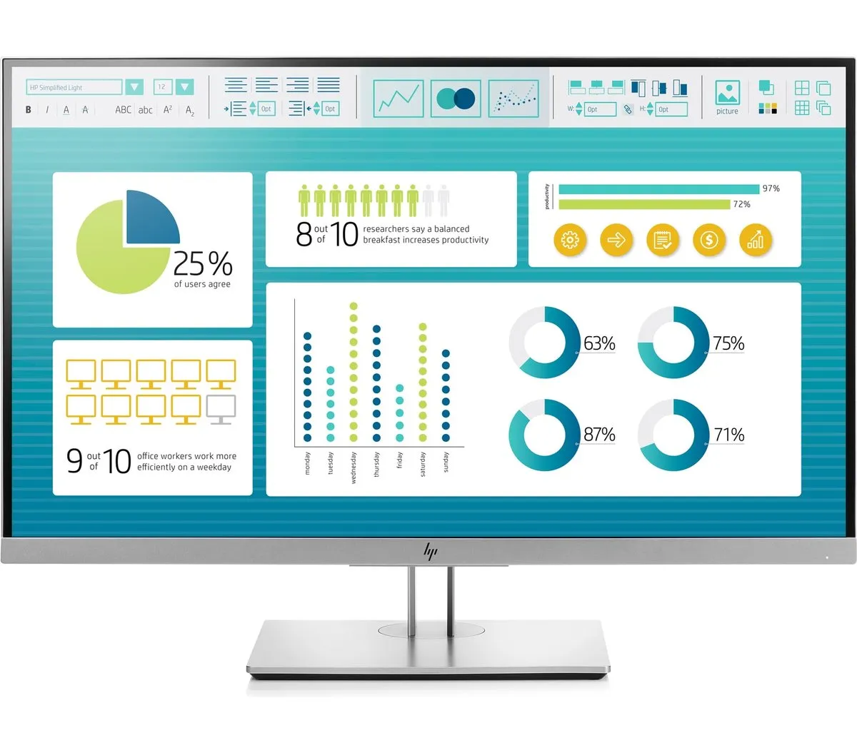 HP EliteDisplay E273 27-inch Monitor ( 1FH50AS)