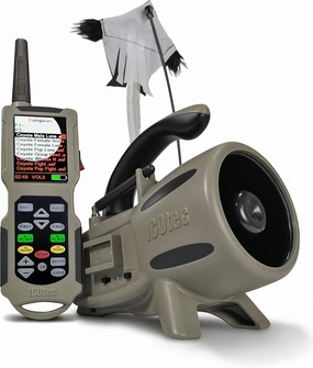 Icotec Nomad  Programmable Predator Call/Decoy Combo with Bluetooth - 165 Professional Sounds Included - Plays 2 Sounds simultaneously - Holds up to 2,000 Sounds - Pristine Sound Quality