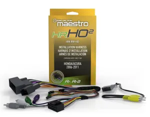 Idatalink Maestro Compatible with Honda and Acura Vehicles (2006-2011) HRN-HRR-HO2 Plug and Play Harness