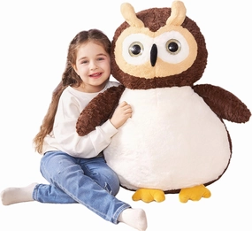 IKASA Giant Owl Stuffed Animal Plush Toy, 23 Inches Large Huge Plushie Toys for Kids Girls Boys Girlfriend Children