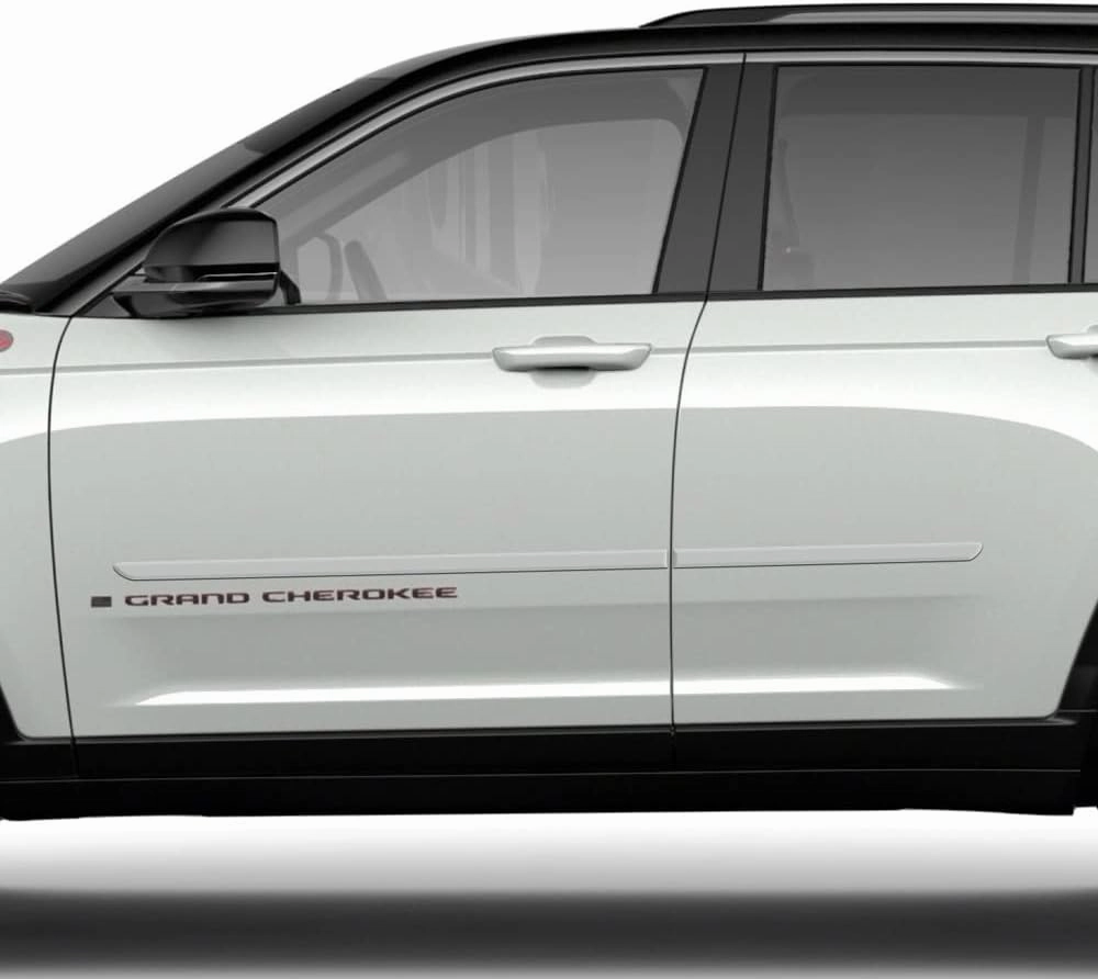 Inc. FE-GC22 Finished End Body Side Molding Compatible with Jeep Grand Cherokee - Silver Zynith (PSE)
