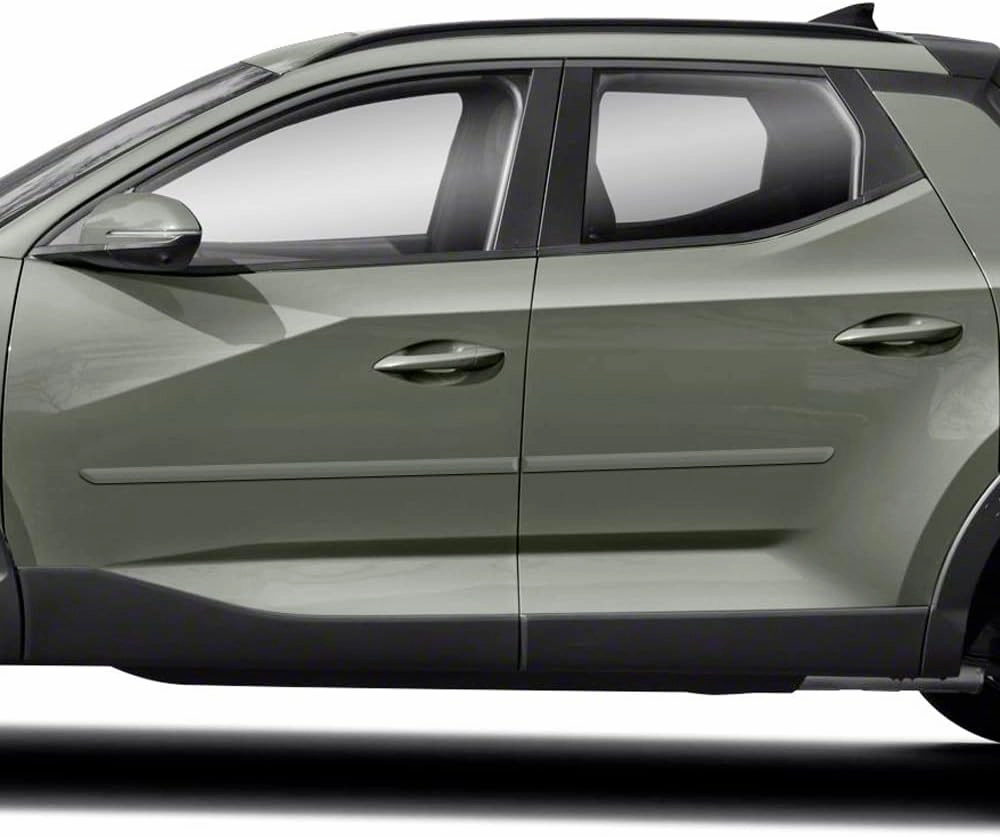 Inc. FE-SANTACRUZ22 Finished End Body Side Molding Compatible with Hyundai Santa Cruz - Blue Stone (RU9)