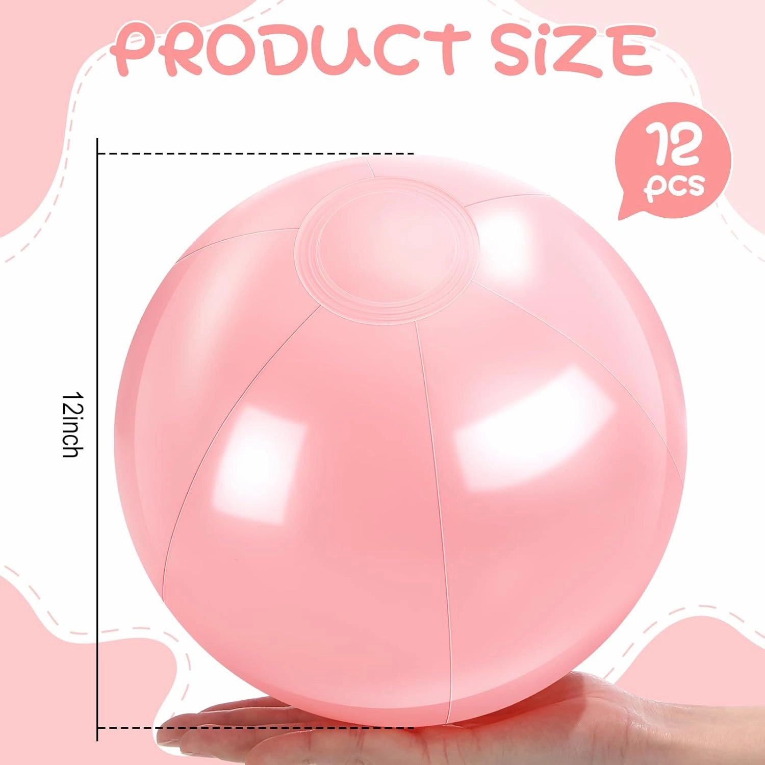 Inflatable Beach Balls Bulk Macaron Color Jumbo Large Beach Balls Pool Game Toys for Summer Swimming Party Games Water