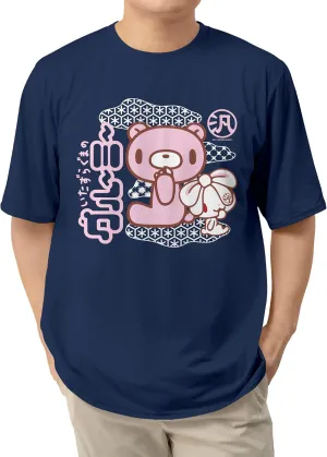 Isaac Morris Limited Gloomy Bear and Bunny Kanji Men’s and Women’s Short Sleeve T-Shirt