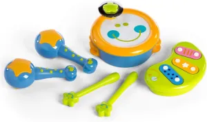 ISEE Baby Toys, Toddler Learning Musical Instruments, Preschool Musical Toys for Toddlers, Children's Educational Drums & Percussion for Baby Boys Girls