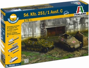 Italeri 510007516-1:72 Special Vehicle 251/1 Version D Fast Assembly Kit