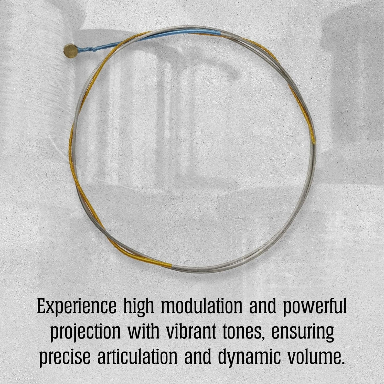 Jargar Evoke Cello D | Multi Alloy Carbon Steel Core Cello String for Professionals and Aspiring Cellists | Brilliant, Round, and Focused Sound with Elegant Timbre | Made In Denmark | D-String