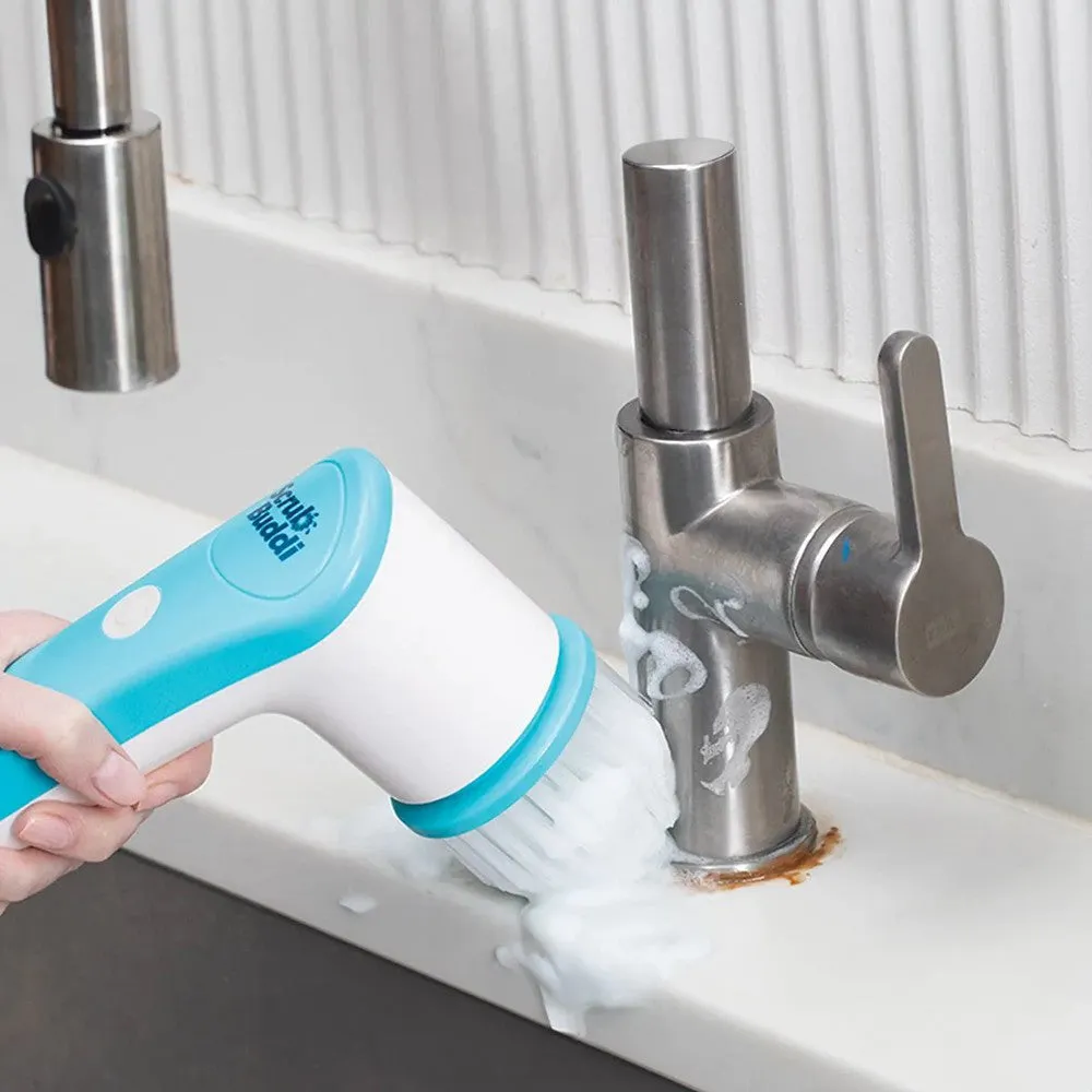 JML Scrub Buddi Electric Cleaning Brush - White & Blue | A002330