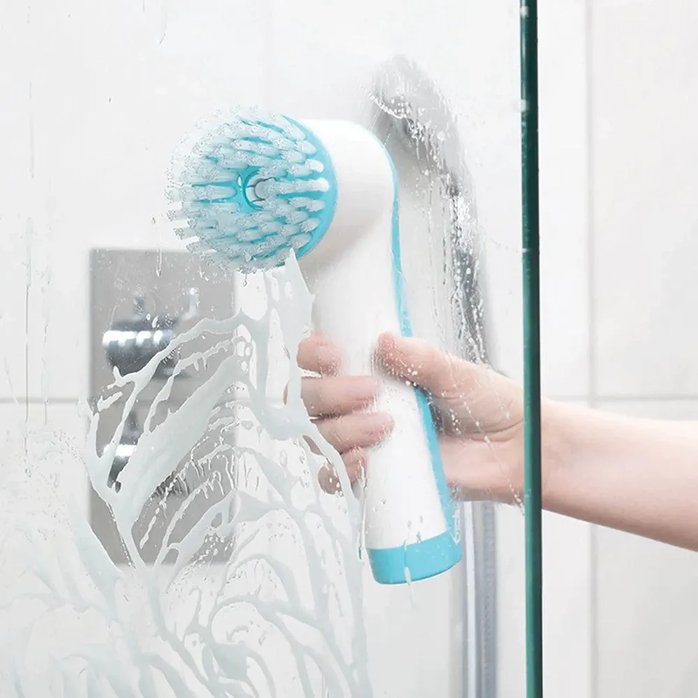 JML Scrub Buddi Electric Cleaning Brush - White & Blue | A002330