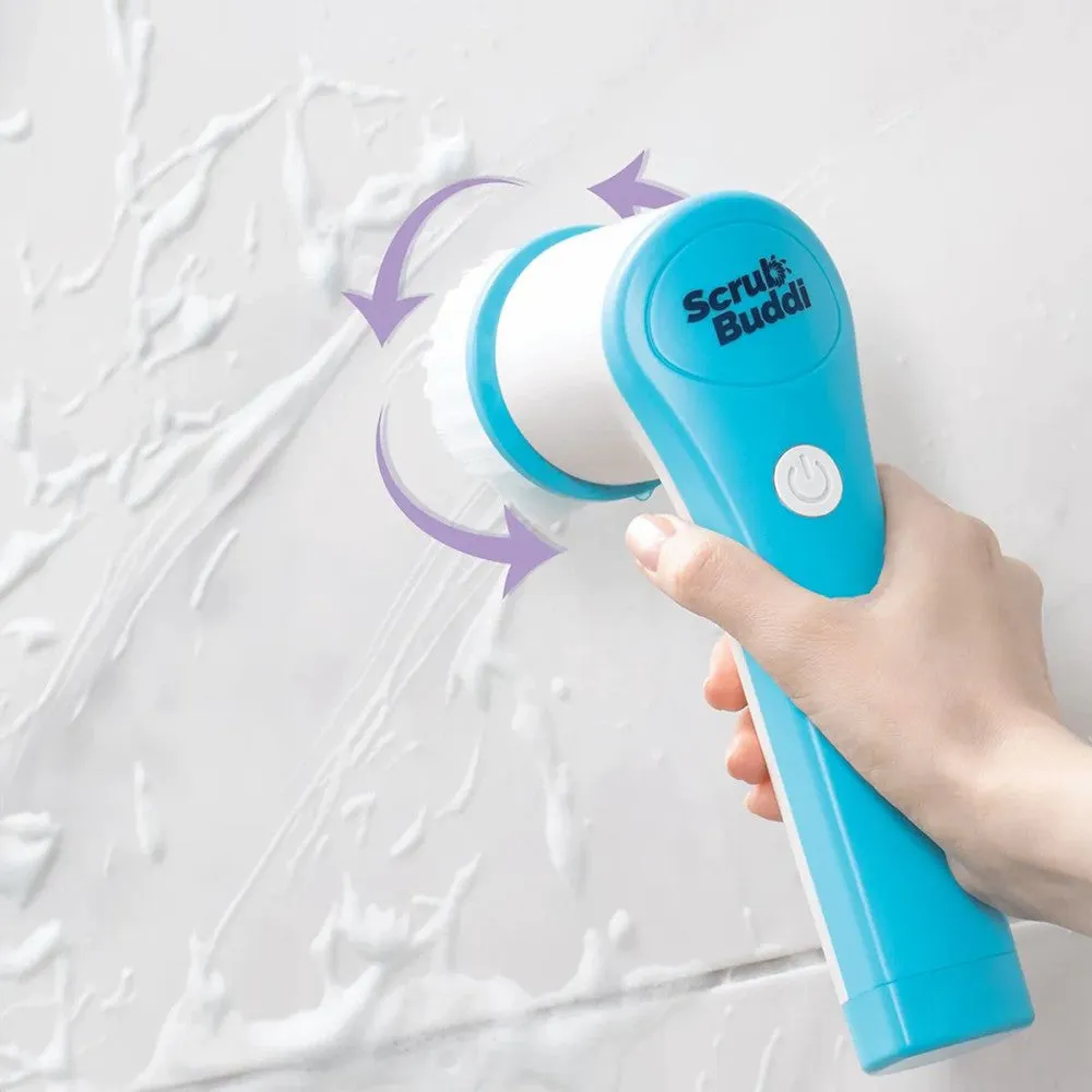 JML Scrub Buddi Electric Cleaning Brush - White & Blue | A002330