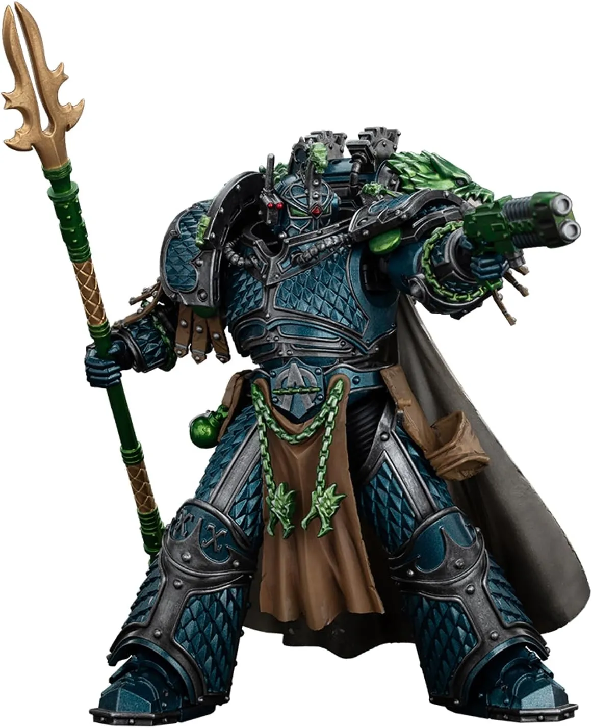 JoyToy Warhammer 40K Genuine License 1:18 Action Figure, Alpha Legion Alpharius Primarch of The XXth Legion, 6.22 inch Collectible Action Figures Sets