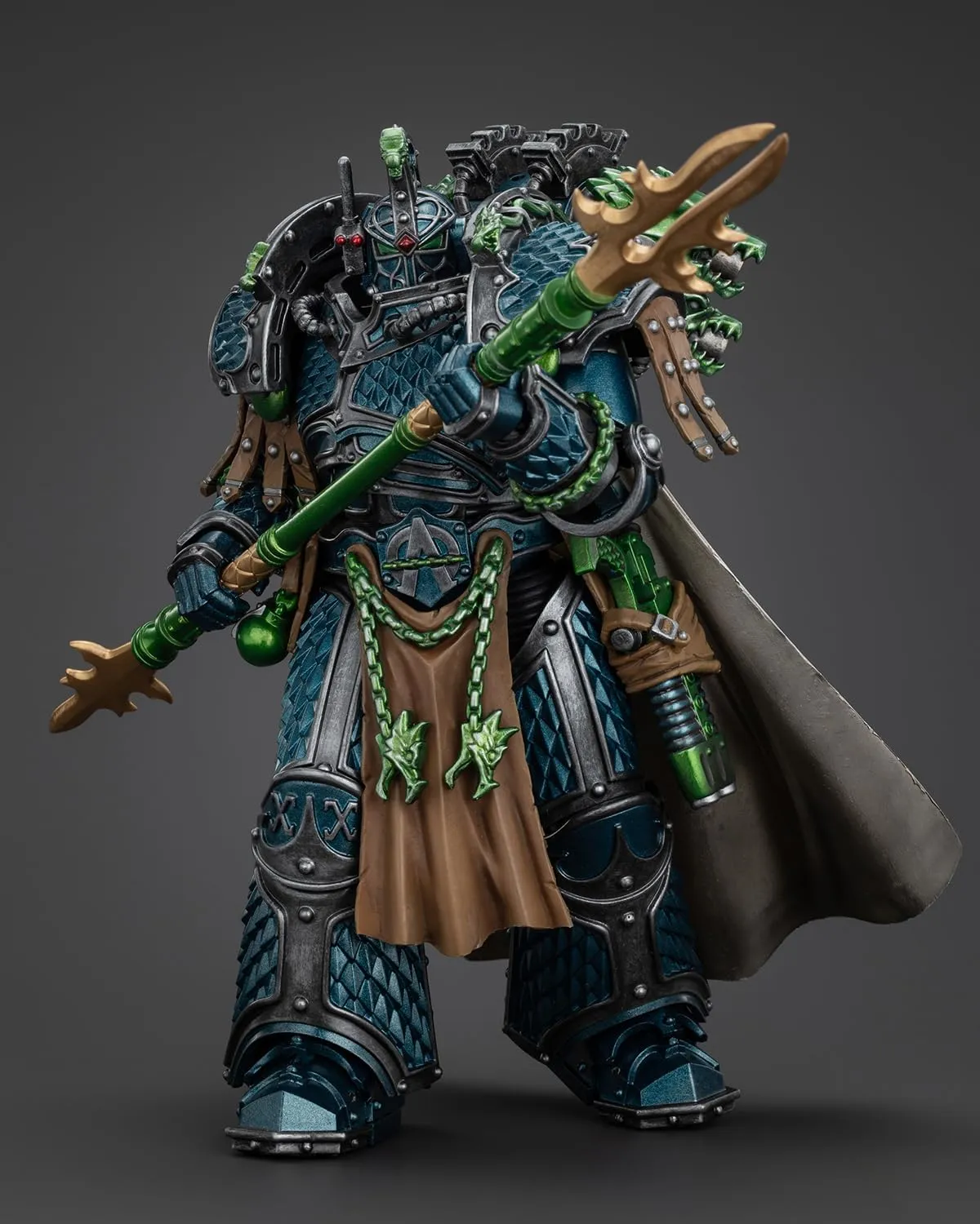 JoyToy Warhammer 40K Genuine License 1:18 Action Figure, Alpha Legion Alpharius Primarch of The XXth Legion, 6.22 inch Collectible Action Figures Sets
