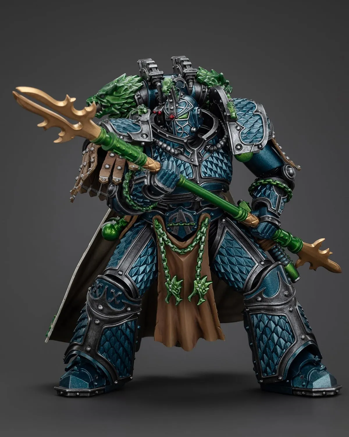 JoyToy Warhammer 40K Genuine License 1:18 Action Figure, Alpha Legion Alpharius Primarch of The XXth Legion, 6.22 inch Collectible Action Figures Sets