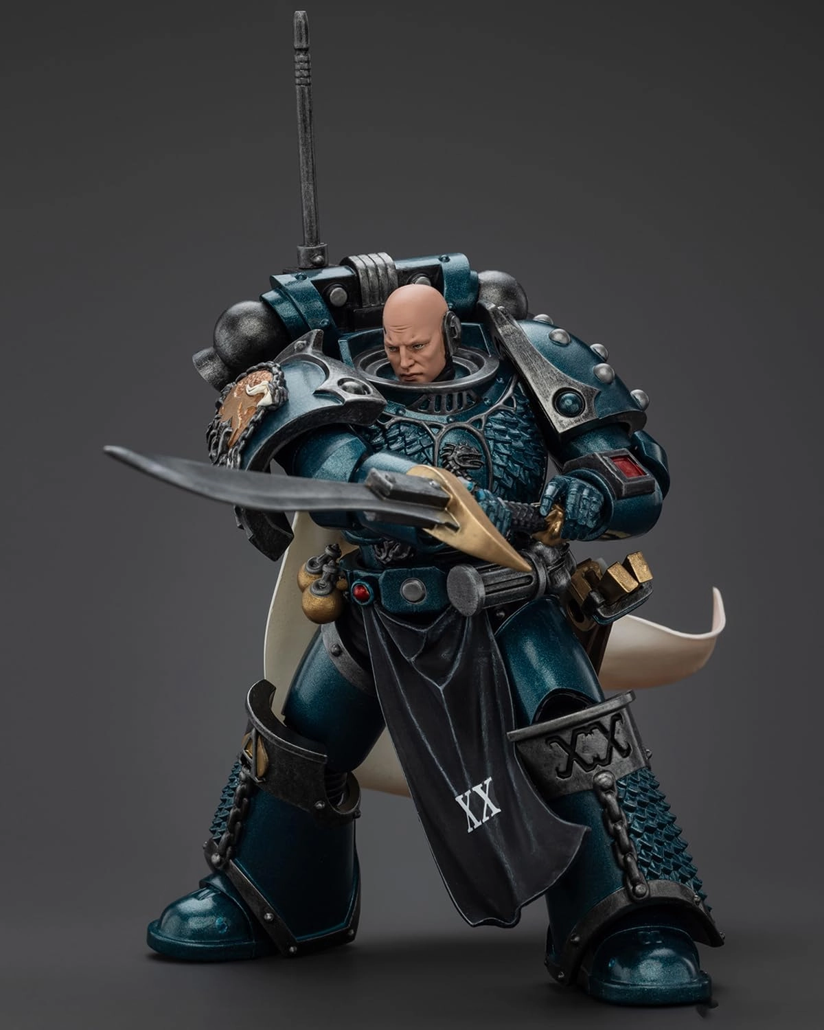 JoyToy 40K Genuine License 1:18 Action Figure, Alpha Legion Harrowmaster Armillus Dynat, 4.96 inch Collectible Action Figures Sets