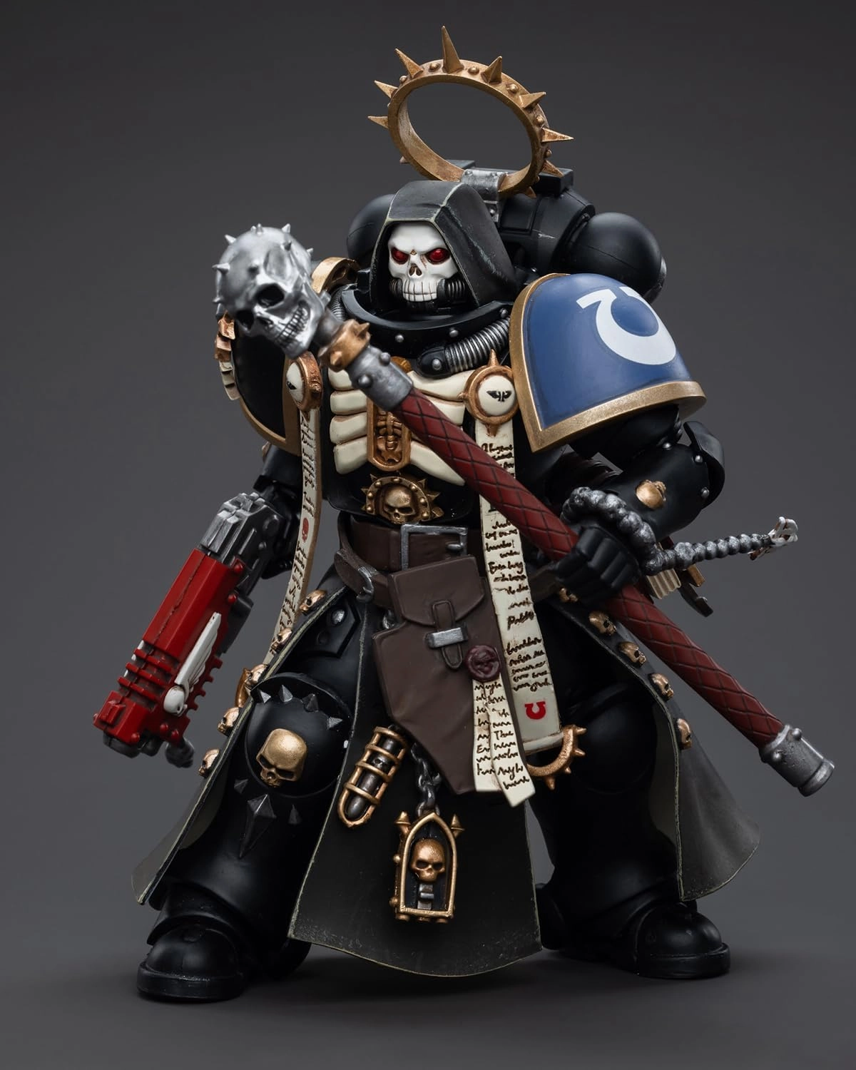 JoyToy 40K Genuine License 1:18 Action Figure, Ultramarines Primaris Chaplain Brother Varus, 4.96 inch Collectible Action Figures Sets