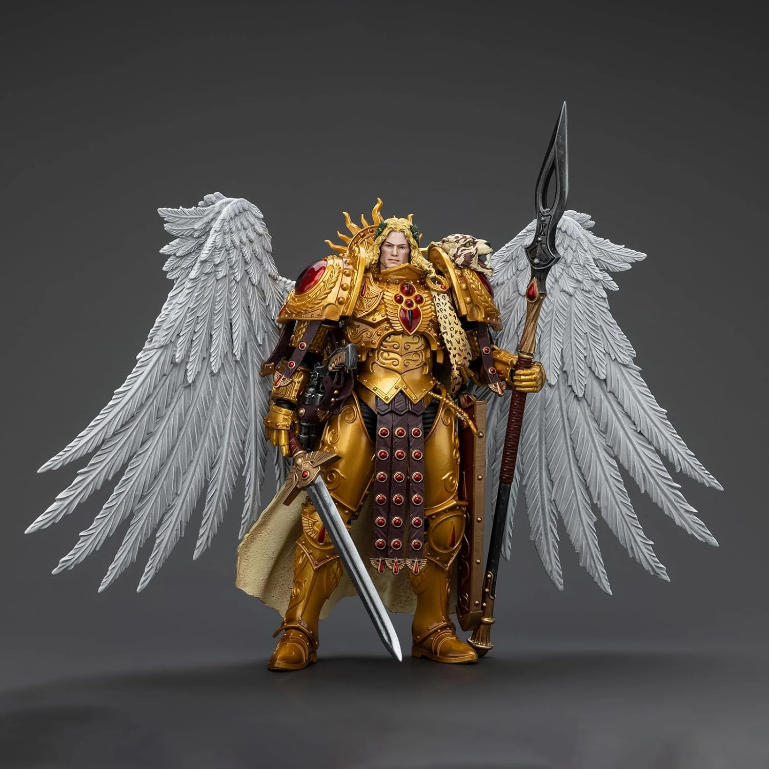JoyToy Warhammer 30K Genuine License 1:18 Action Figure, Blood Angels Sanguinius Primarch of The IXth Legion, 7.08 inch Collectible Action Figures Kits