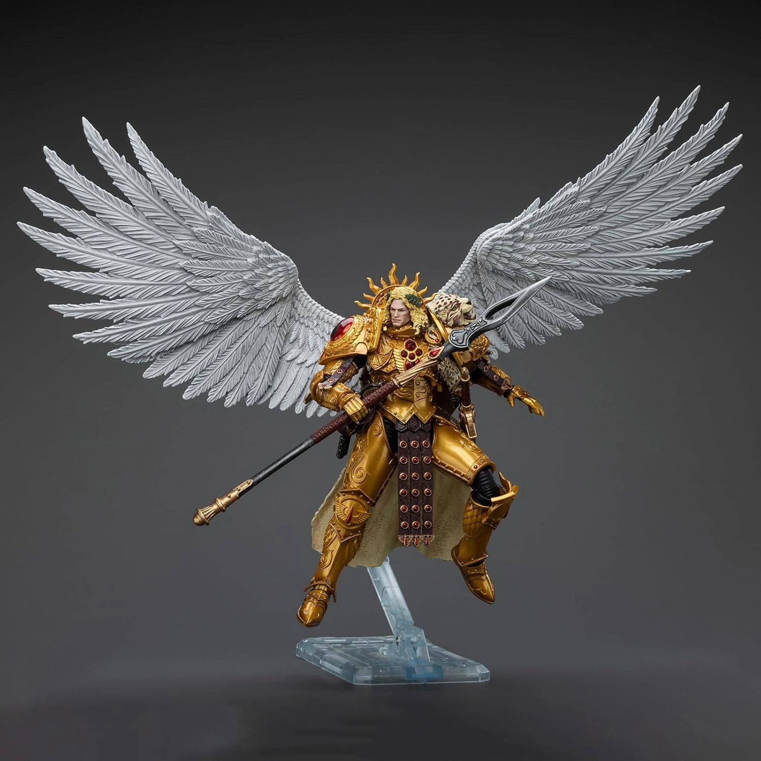JoyToy Warhammer 30K Genuine License 1:18 Action Figure, Blood Angels Sanguinius Primarch of The IXth Legion, 7.08 inch Collectible Action Figures Kits