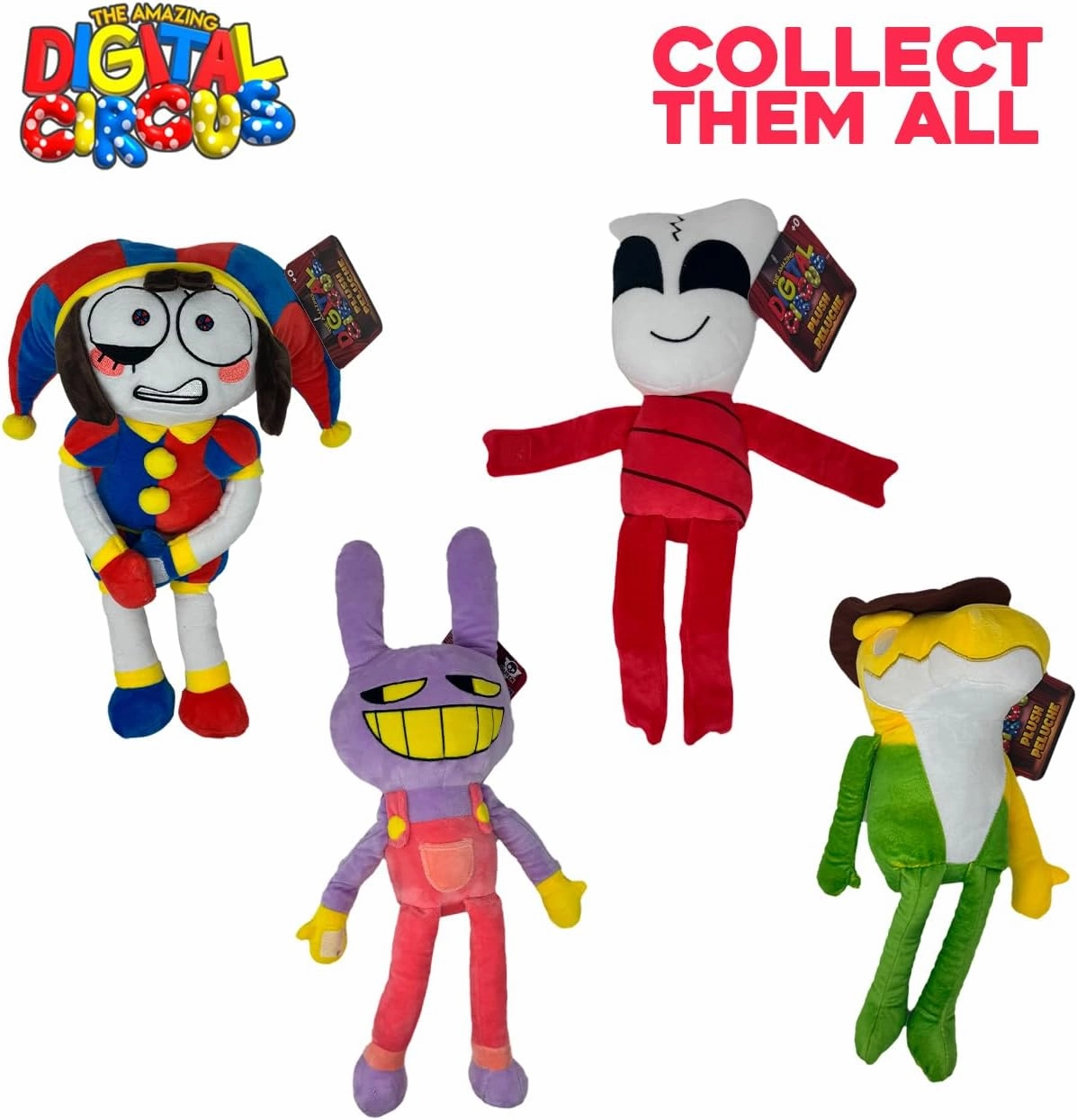 Just Toys LLC The Amazing Digital Circus – 10″ Gummigoo Plush Toy, Officially Licensed, Ultra-Soft & Collectible Stuffed Animal (Pomni, Jax, Gangle, Gummigoo)