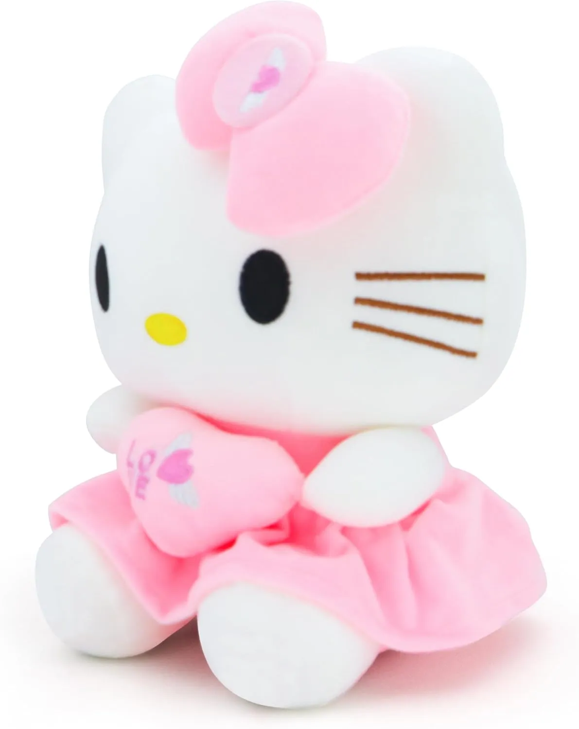 Kawaii Plush Toy with Love Piloow, Soft Cartoon Plush, Theme Party Favor, Birthday Gift for Girls Boys (Love -B)