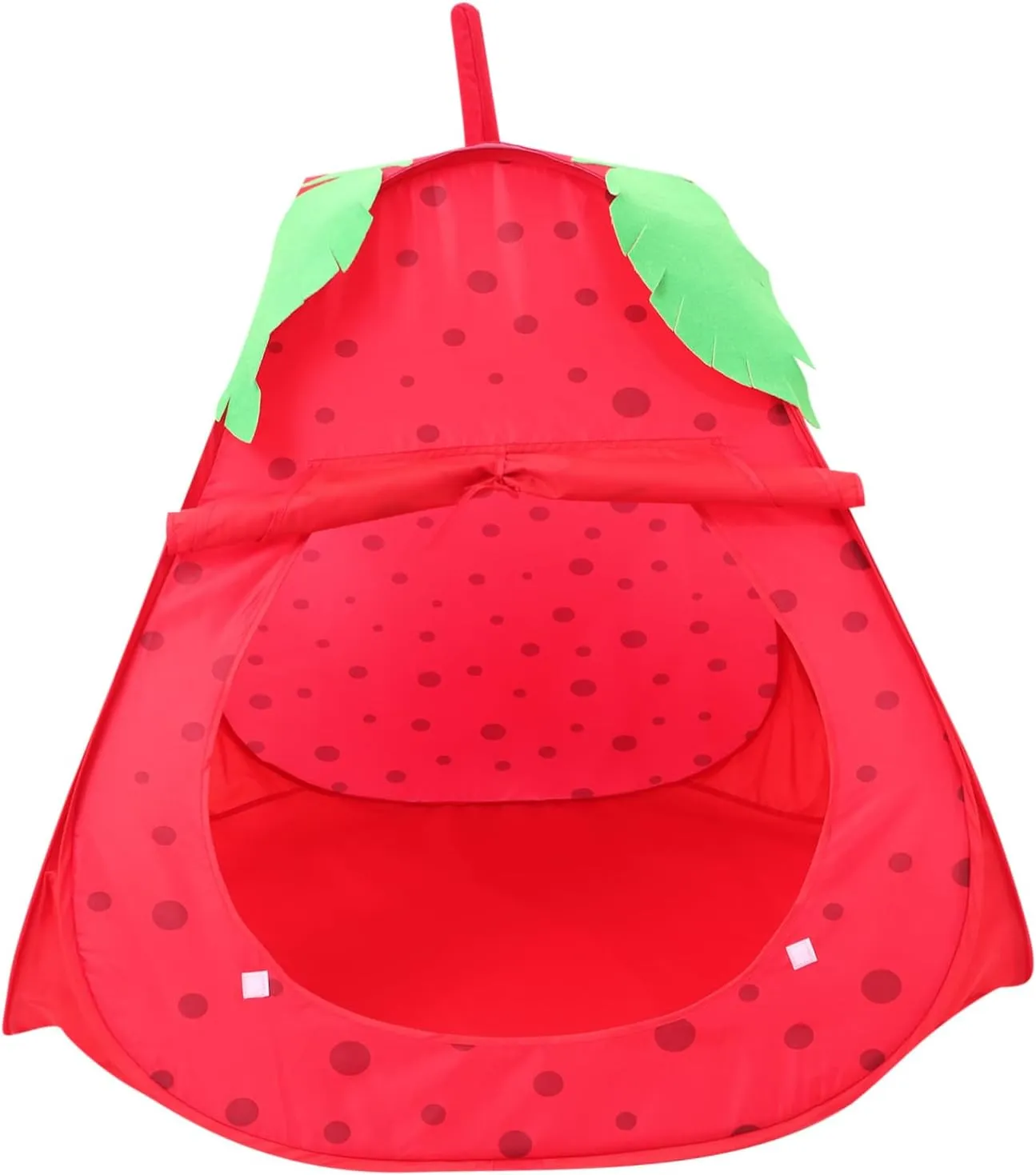Kisangel Strawberry Tent Portable Indoor Castle for Foldable Playhouse Fun Activity Space for Ages Encourages Creativity and Imagination