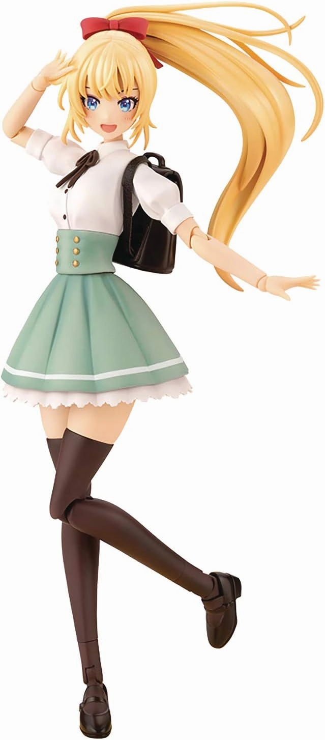 Kotobukiya Sousai Shojo Teien: Ritsuka Saeki (St. Iris Gakuen Girls' High School Summer Clothes Version) Plastic Model Kit, Multicolor (JK003)