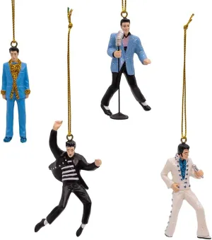 Kurt Adler 4pc Elvis Presley® Miniature Ornaments
