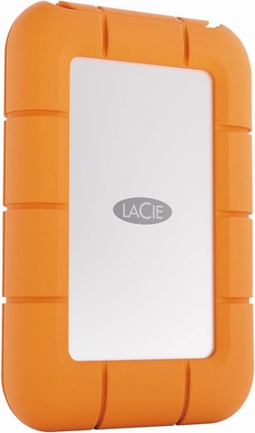 LaCie Rugged Mini Externe SSD 500GB, PC/Mac/iPad/Thunderbolt, 40 Gb/s, 2.000 MB/s, Rescue Services (STMF500400)