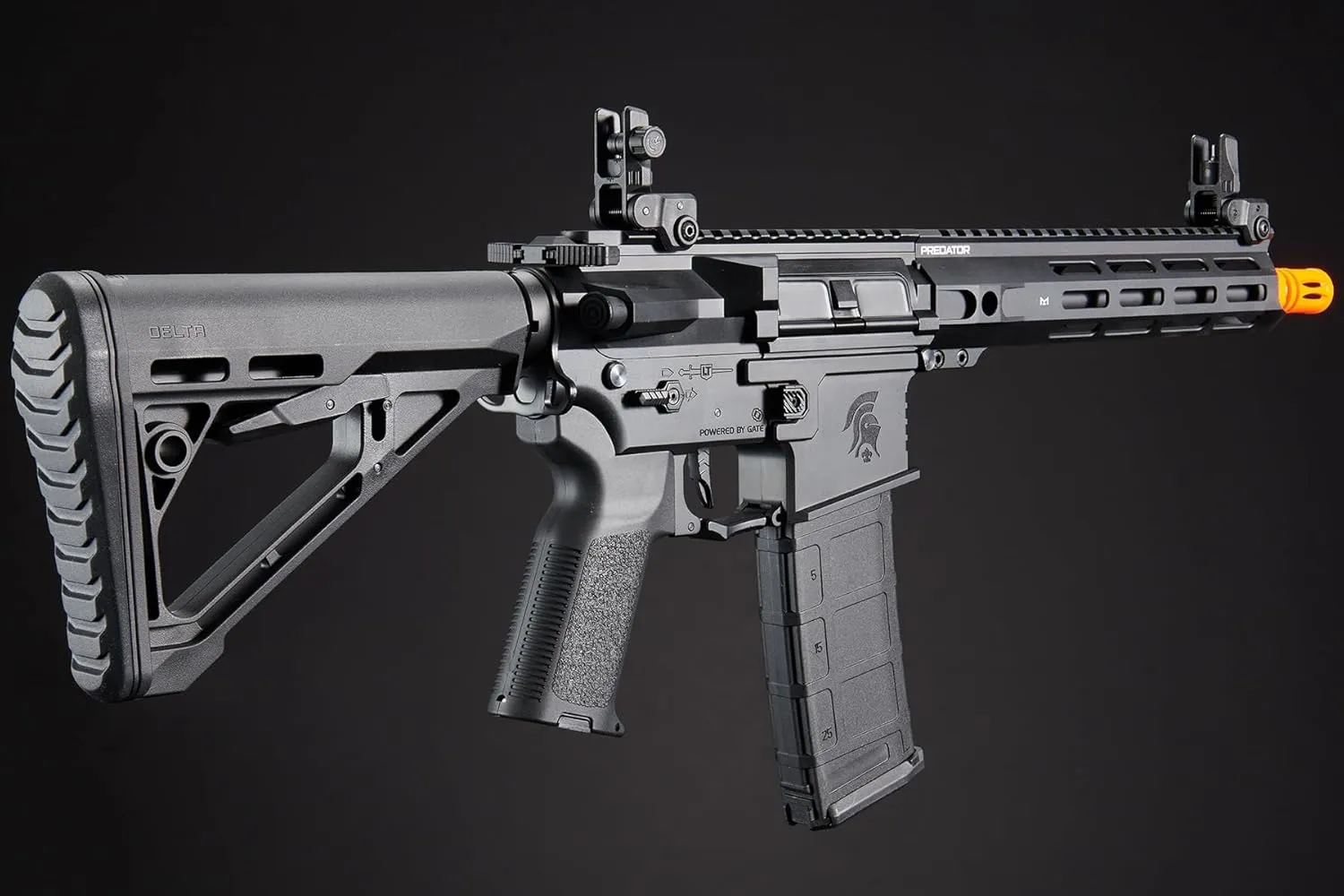 Lancer Tactical Gen 4 Gate Aster II Predator Steel CNC AEG Airsoft Rifle w/Bluetooth ETU Programmable MOSFET CQB/SBR/Carbine
