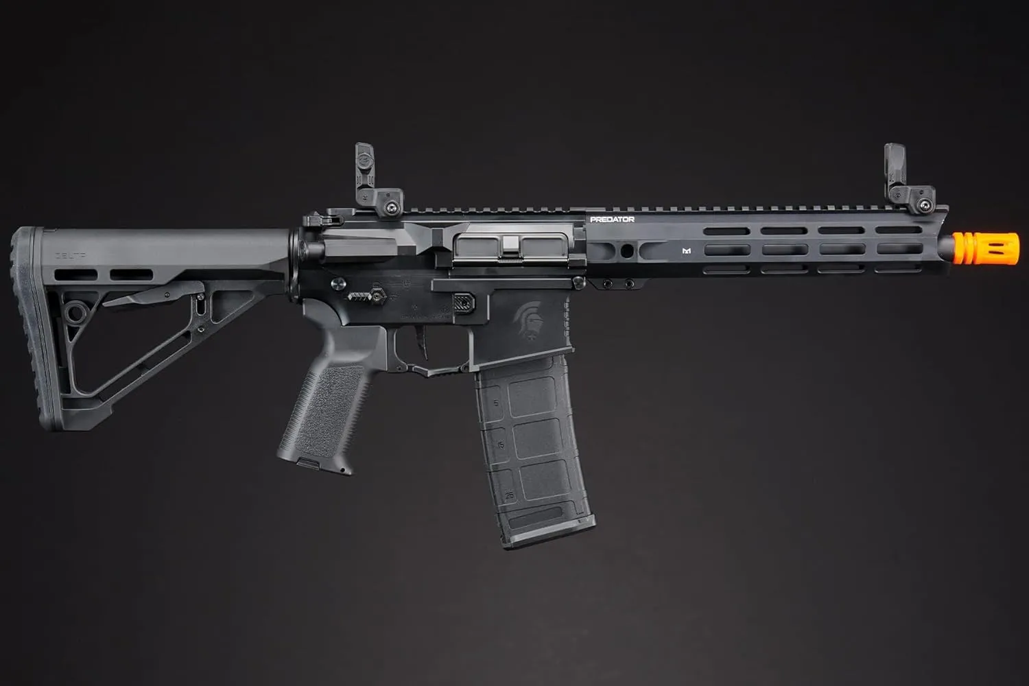 Lancer Tactical Gen 4 Gate Aster II Predator Steel CNC AEG Airsoft Rifle w/Bluetooth ETU Programmable MOSFET CQB/SBR/Carbine