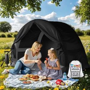 Large Tents for Camping, Kids Camping Tent Waterproof, Lightweight Kids Tent Outdoor, Portable Family Camping Inflatable Tents