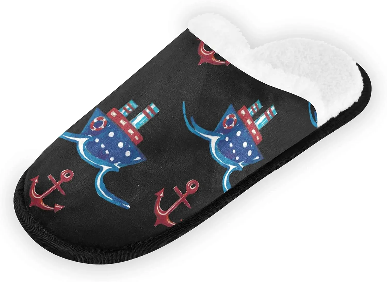 linqin Cute Bee With Beehive Flower Womens Mens Fuzzy Slippers for Home Bedroom Travel, Soft Warm Comfy Anti-skid House Slippers for Indoor Outdoor