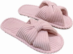 Loizziuy Butterfly Slippers, Non-Slip Quiet Indoor Outdoor Wear Indoor Soft Sole Comfortable Cotton Linen Slippers for Girl Women