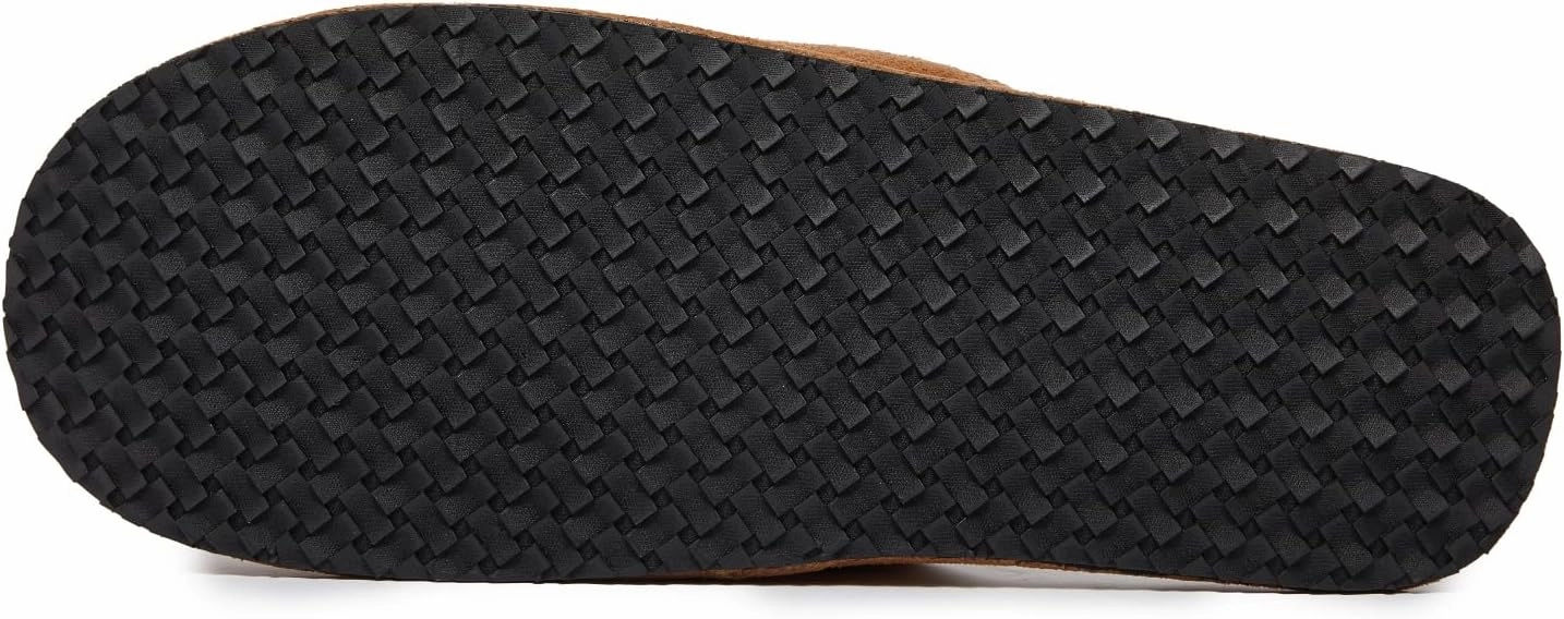 Lucky Brand Micro-Suede Scuff Indoor Slippers for Men with Plush Lining