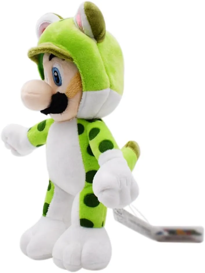 Luigi Cat Plush Toy Animal Stuffed Doll Cute Plush Figures Toys Decoration Kids Gifts 8"