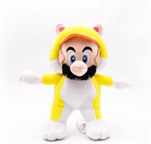 Luigi Cat Plush Toy,Stuffed Animals Soft Merry Cute Cartoon Character Stuffed Doll 8"