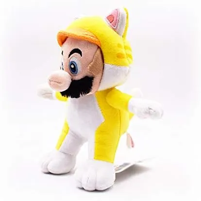 Luigi Cat Plush Toy,Stuffed Animals Soft Merry Cute Cartoon Character Stuffed Doll 8"