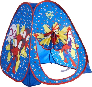 Marvel Spidey and His Amazing Friends Pop Up Play Tent for Kids – Collapsible Indoor Tent with Easy Setup – 28'' x 28'' x 30'' – Fun Playhouse for Toddlers & Children